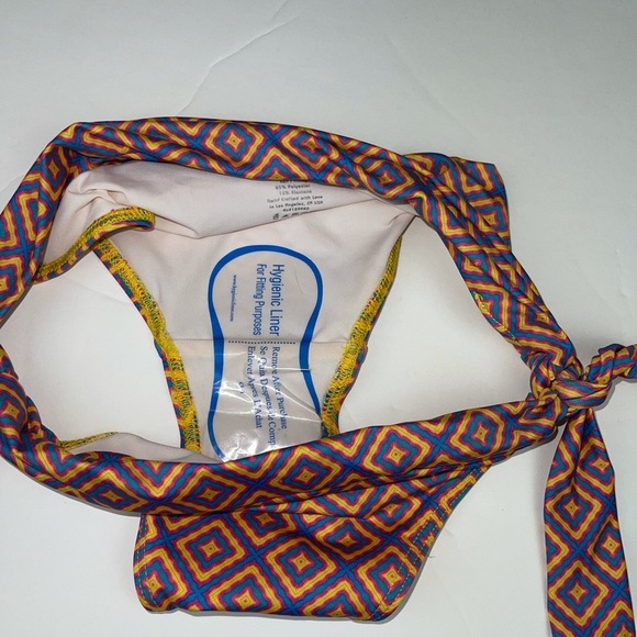 KORAL Swim Bikini Set Bandeau Top Tie Bottom S - Picture 16 of 17